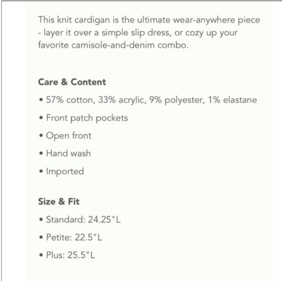 NWT Anthropologie Josie cardigan in ivory size XS - Picture 6 of 6